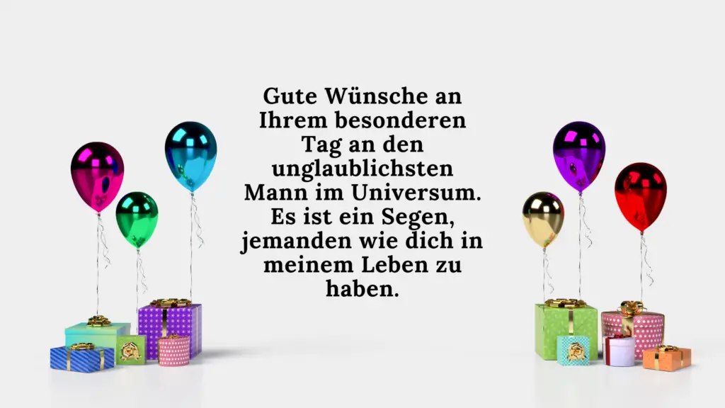 Liebevolle Geburtstagswünsche für den Mann (1)